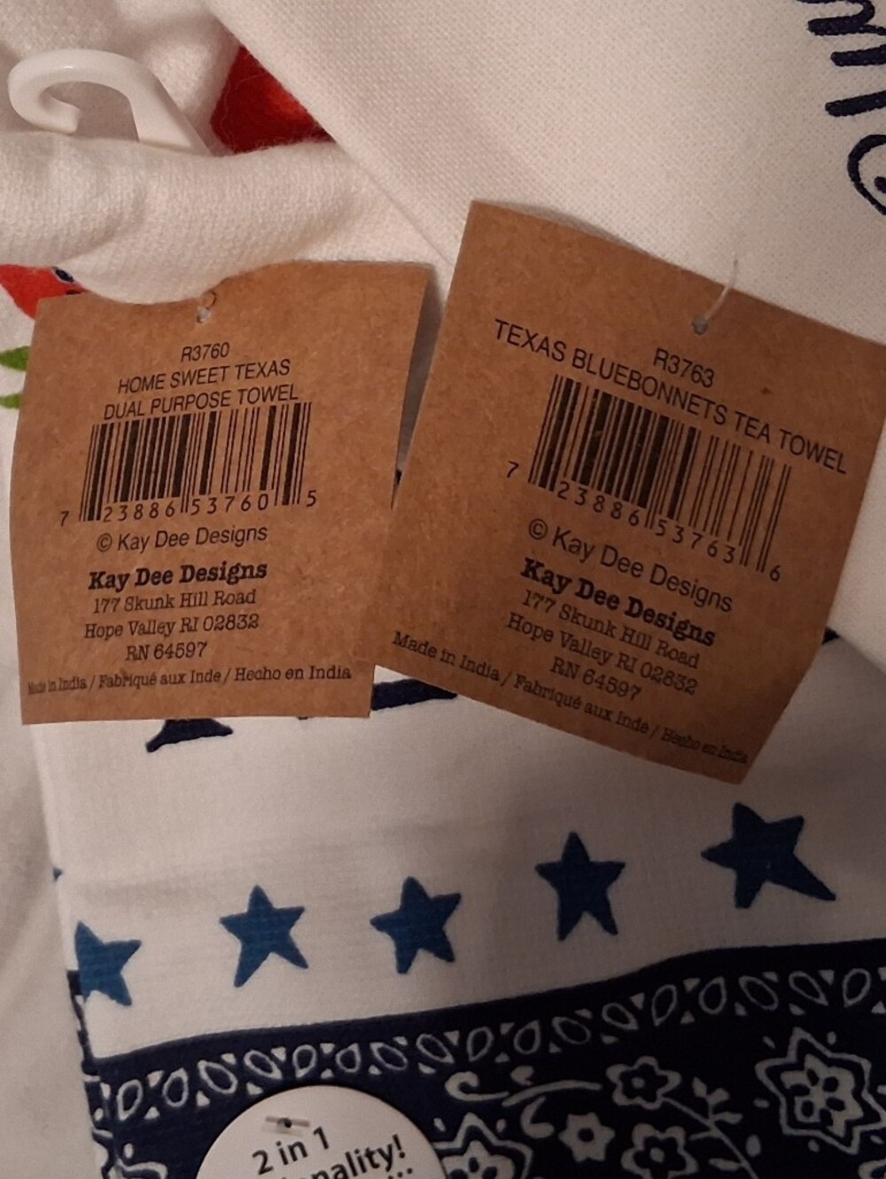 Texas! Set (2) Of New Kitchen Towels - Picture 5 of 7
